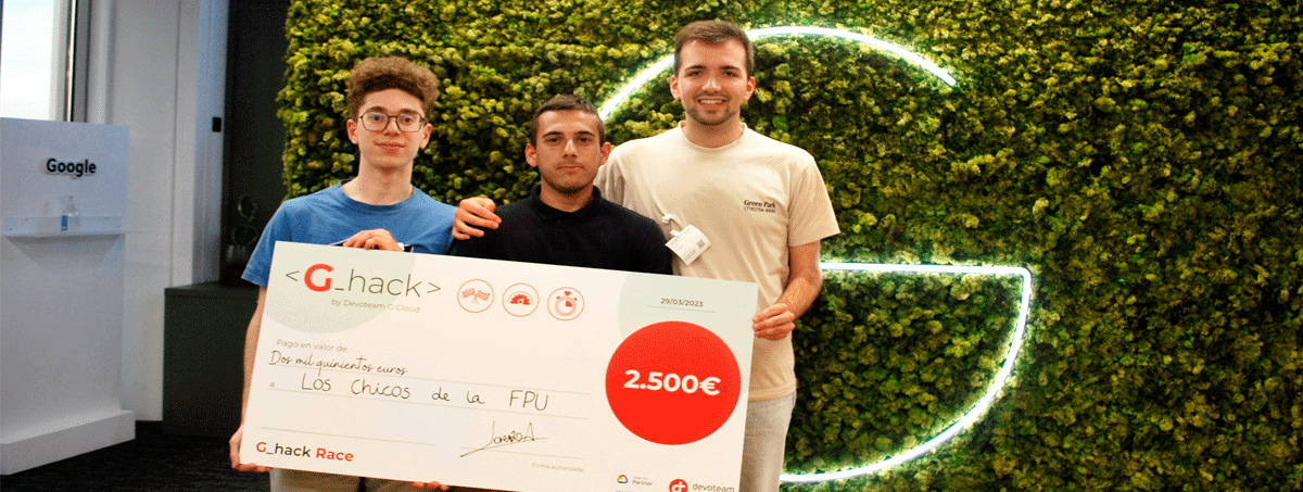 Estudiantes de doctorado ganan la competicin G Hack Hackathon